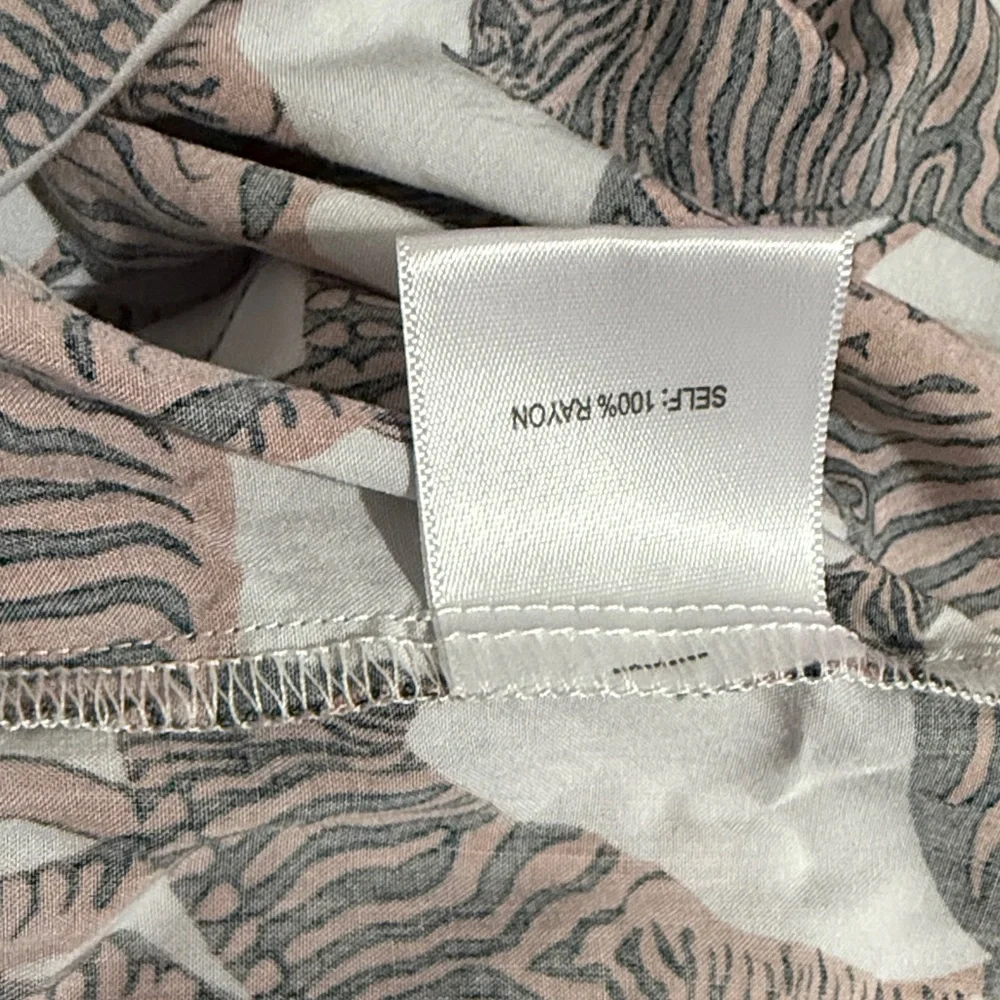 *Last Chance* Jane and Delancey Zebra Print Button Down Shirt - Picture 14 of 15